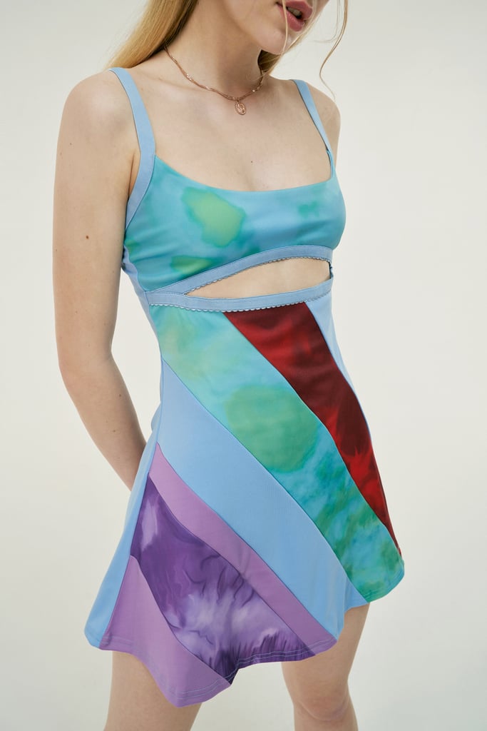 Cider 13 Going on 30 Multicolor Cut-Out Dress