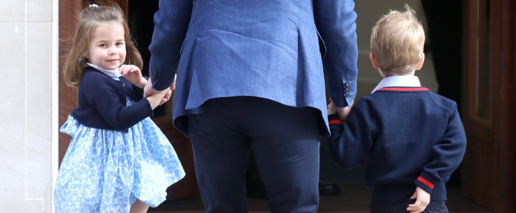 Princess Charlotte Waving to Press April 2018