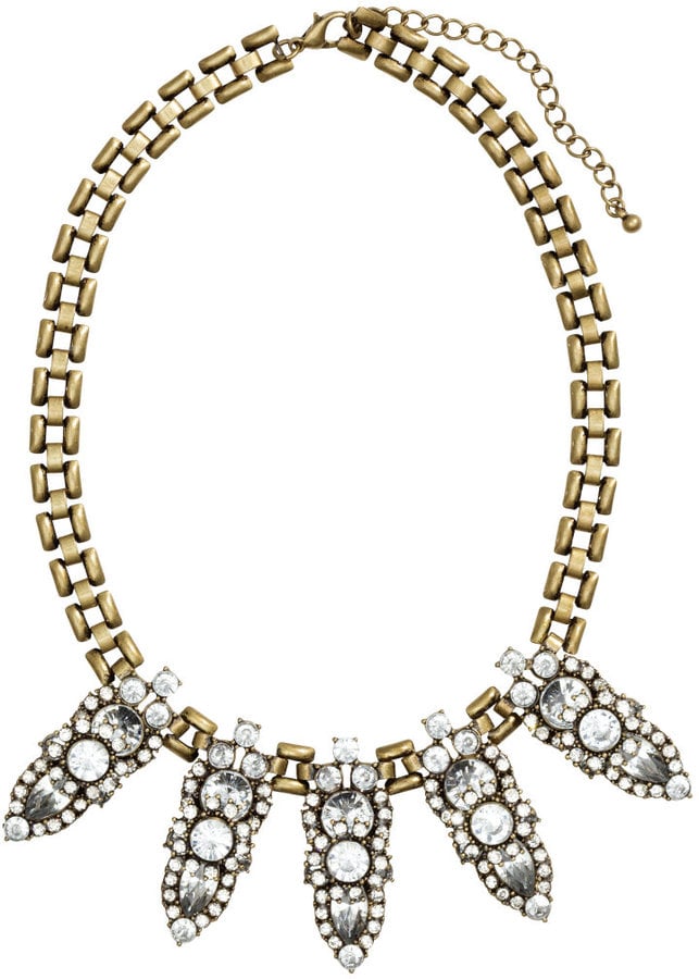 H&M Short Rhinestone Necklace