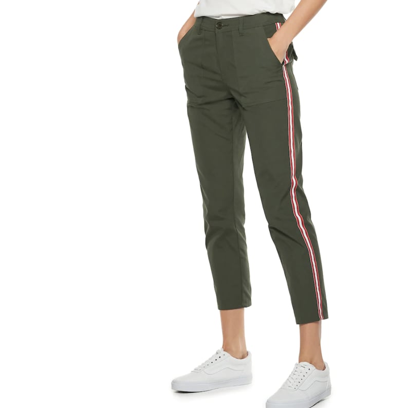 POPSUGAR at Kohl's Constrast-Stripe Ankle Pants