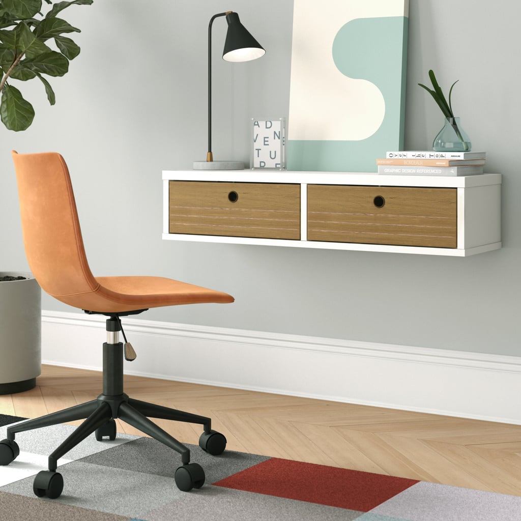 Hayward Solid Wood Floating Desk