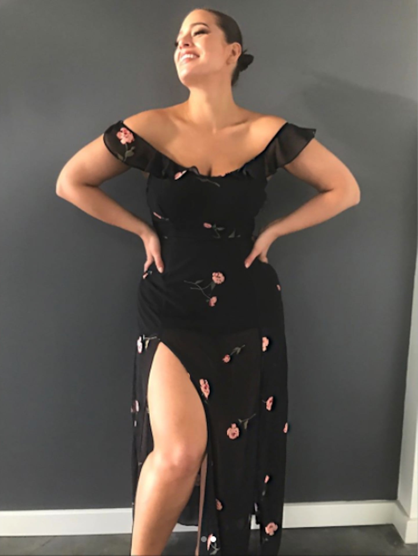 Beyond by Ashley Graham Floral Dress POPSUGAR Fashion