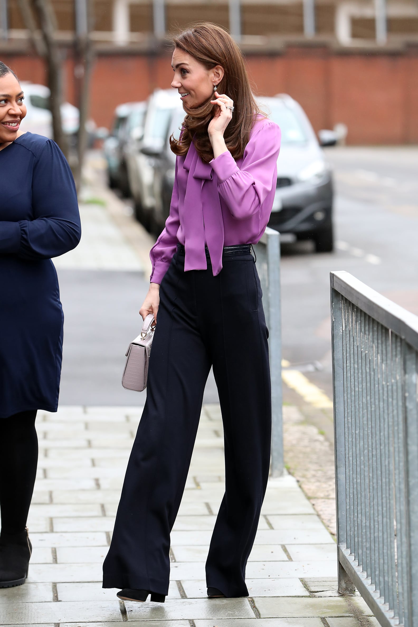 Kate Middleton Gucci Shirt and Jigsaw Pants March 2019 | POPSUGAR Fashion