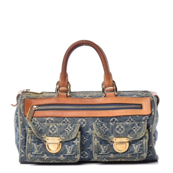 Louis Vuitton Monogram Denim Neo Speedy Blue