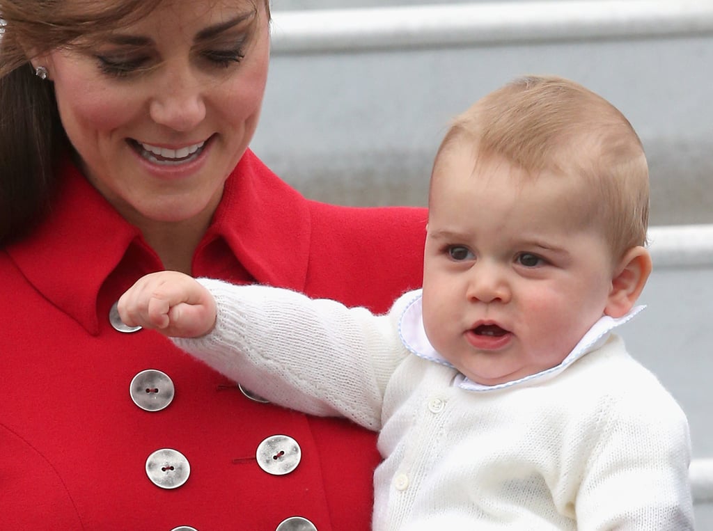 George's arrival in New Zealand on April 7.