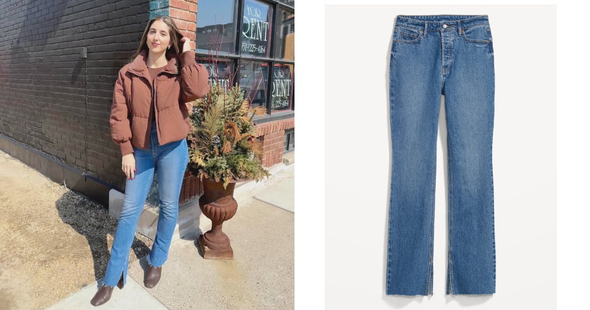 These $50 Old Navy Split-Hem Jeans Are Almost as Comfortable