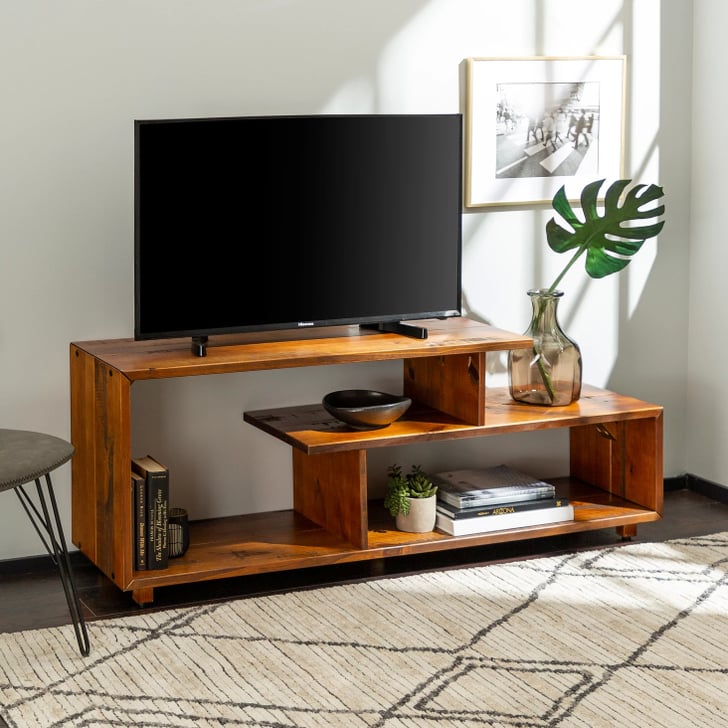 Rustic Modern Solid Wood TV Stand Best Target Living Room Furniture