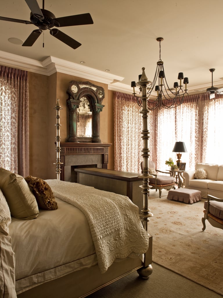 The luxurious master suite is one of eight bedrooms.