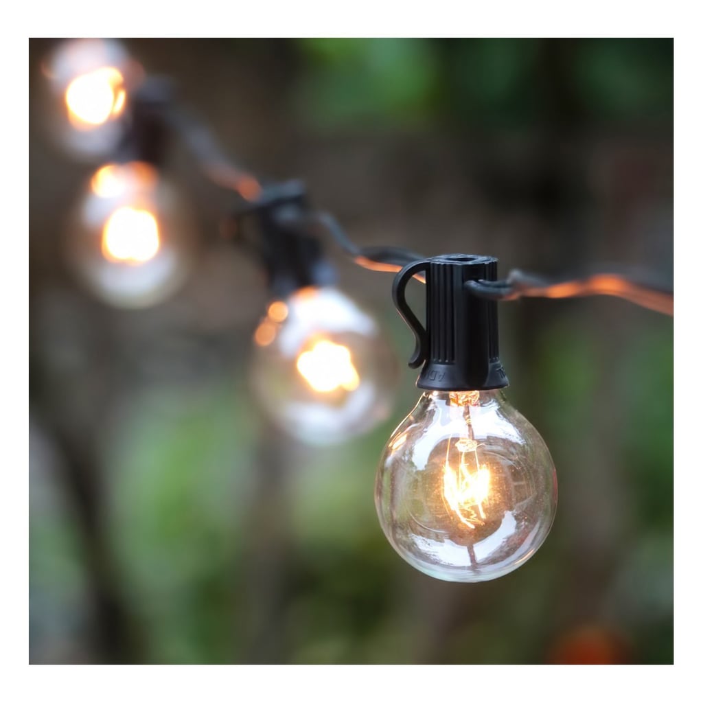 25-Foot Globe String Lights With Clear Bulbs ($30)