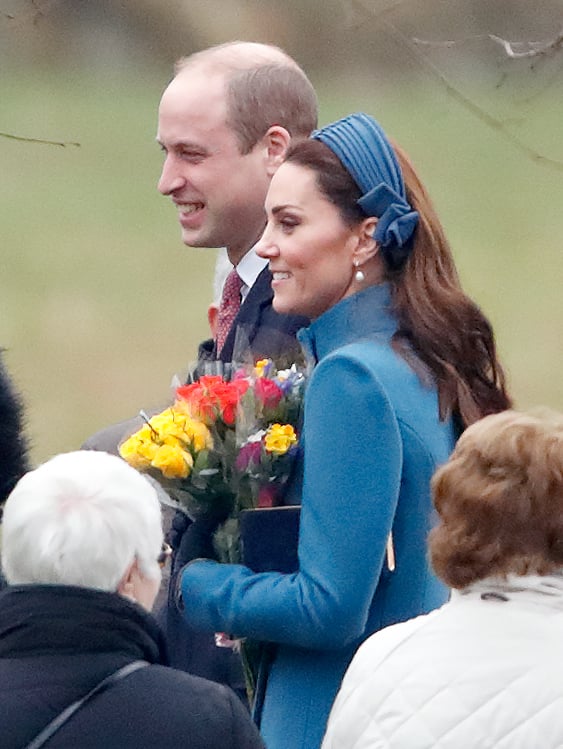 Prince William and Kate Middleton at Church Jan. 2019