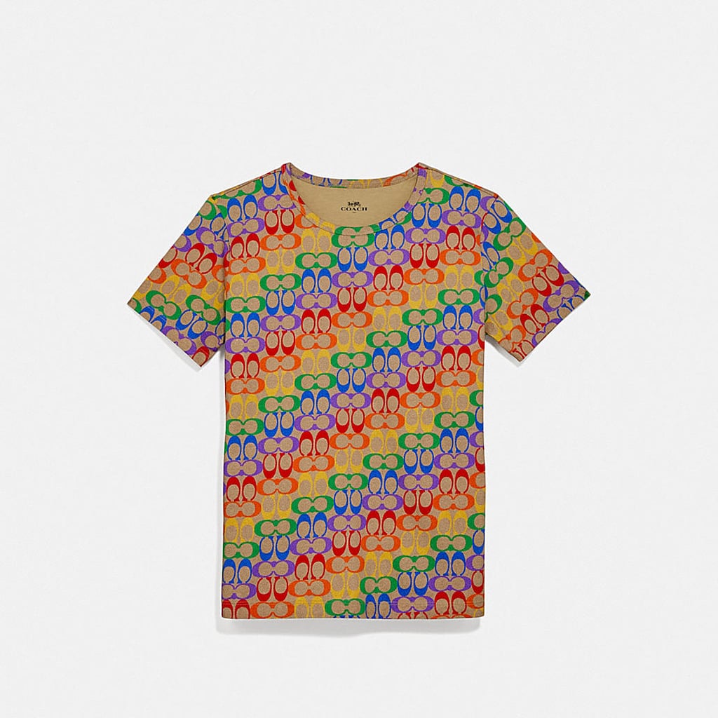 Coach Rainbow Signature T-Shirt | Coach's We C You LGBTQ+ Pride ...