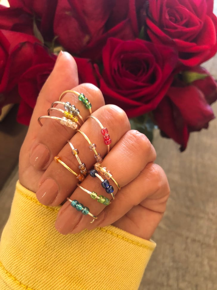 Clicking online fidget ring