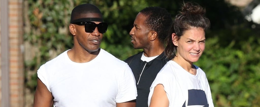 Jamie Foxx Breaks From Filming His New Movie For a Cute Gym Date With Katie Holmes
