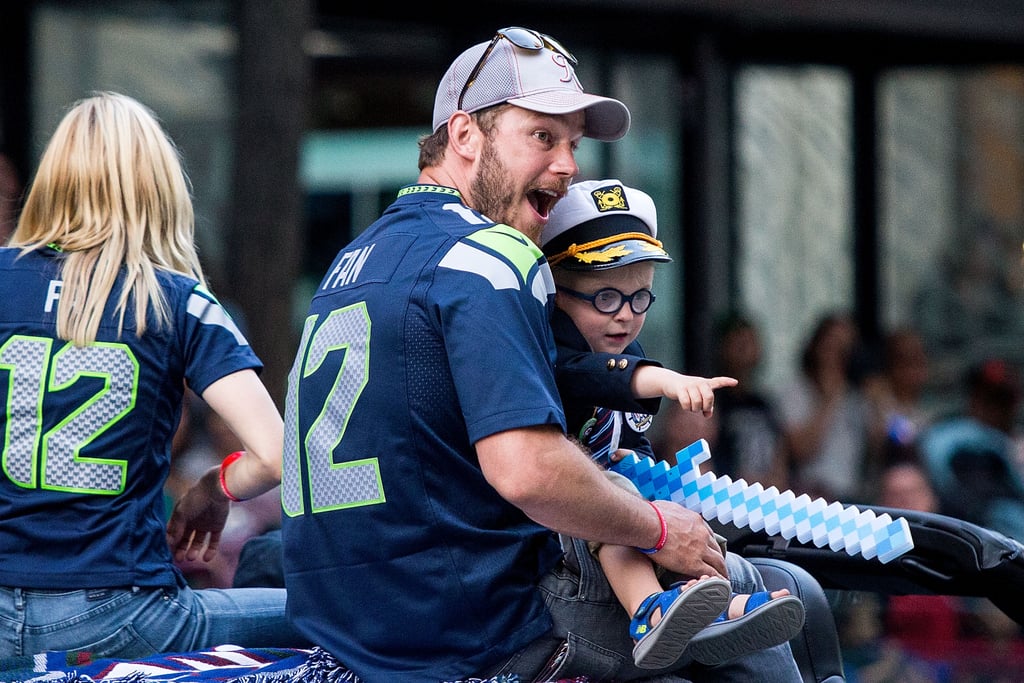 Chris Pratt and Anna Faris at Seafair Torchlight Parade 2016