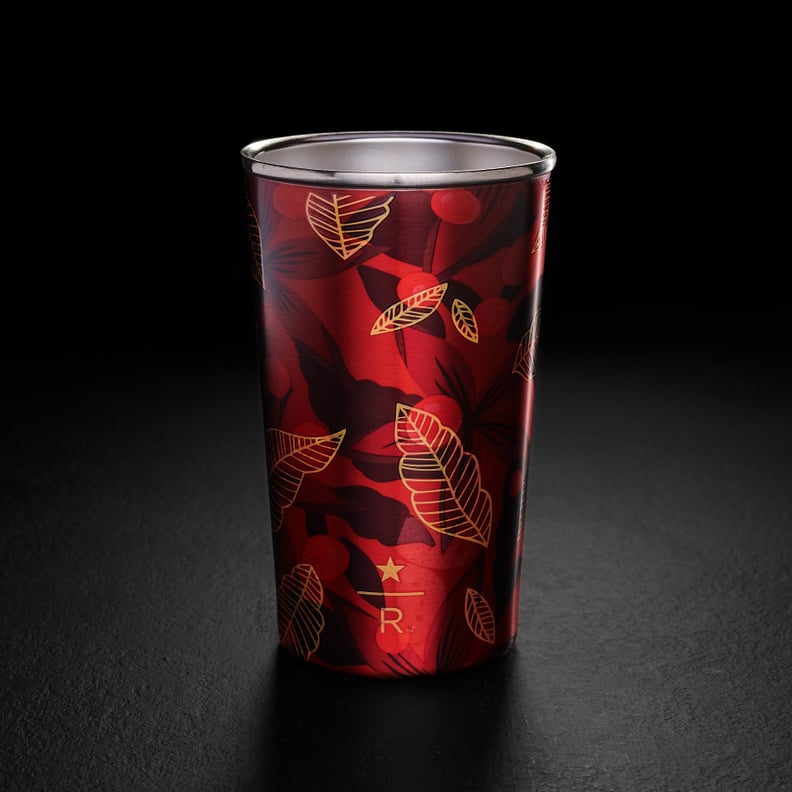 Starbucks Red Floral Mercury Tumbler