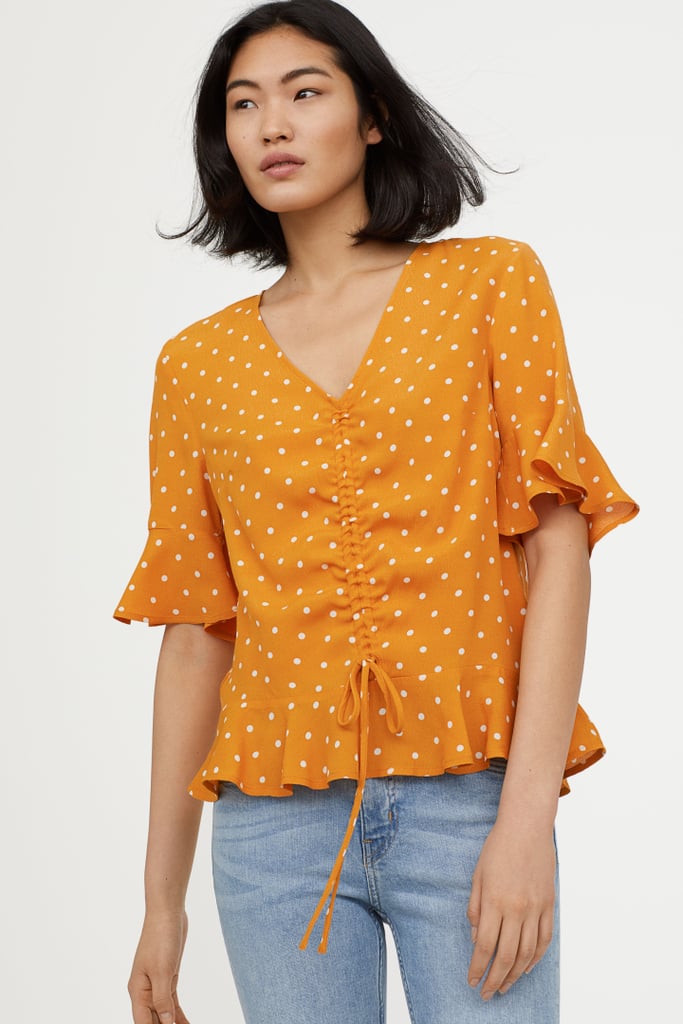 H&M Drawstring Blouse