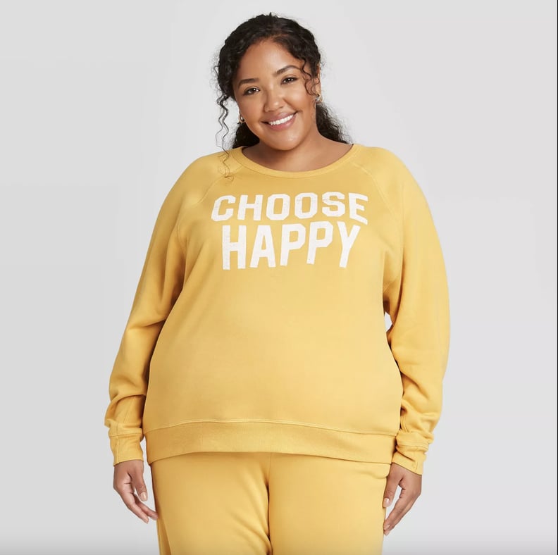 Grayson Threads Choose Happy Graphic Sweatshirt