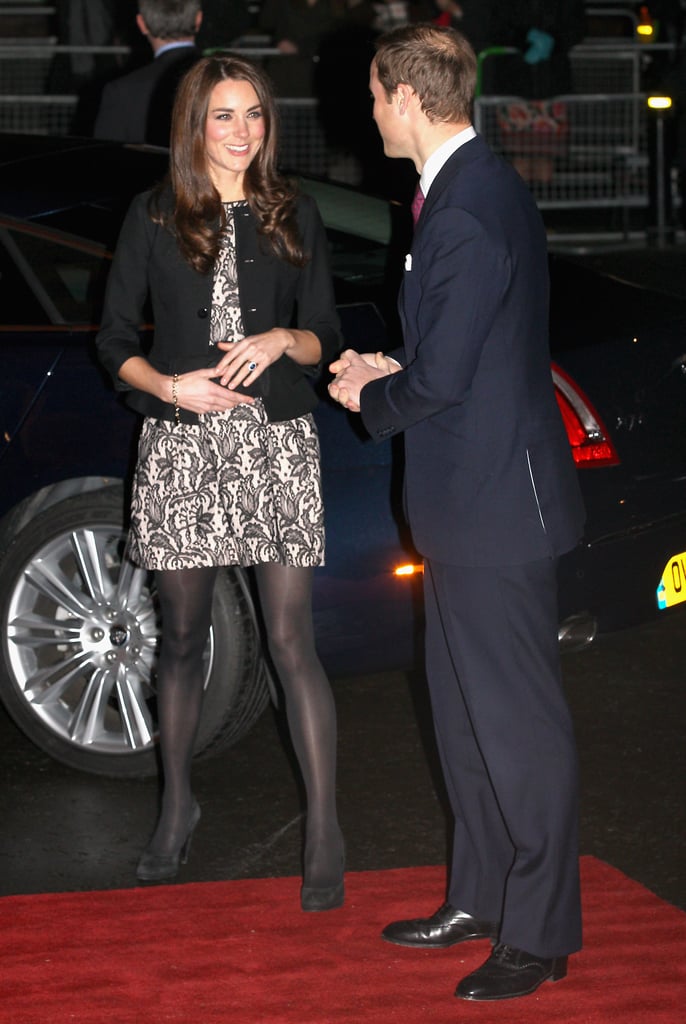Back in 2011, Kate chose a black-and-white Zara dress costing $103 for a Princes' Trust concert.