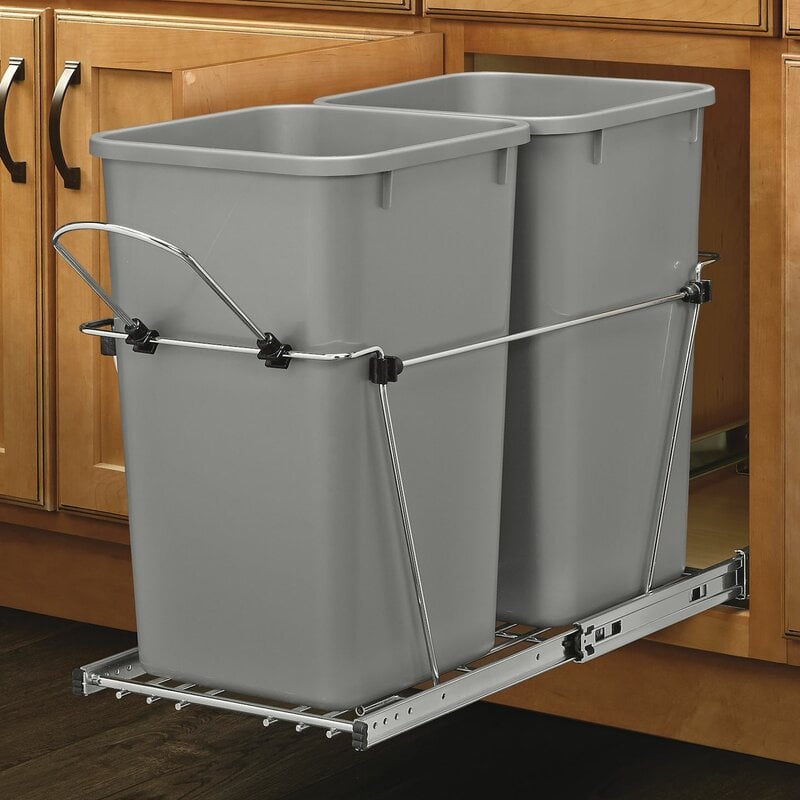 6.75 Gallon Pull Out Trash Cans Best Organizing Products Under 100