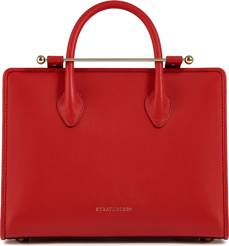 Strathberry red bag clearance