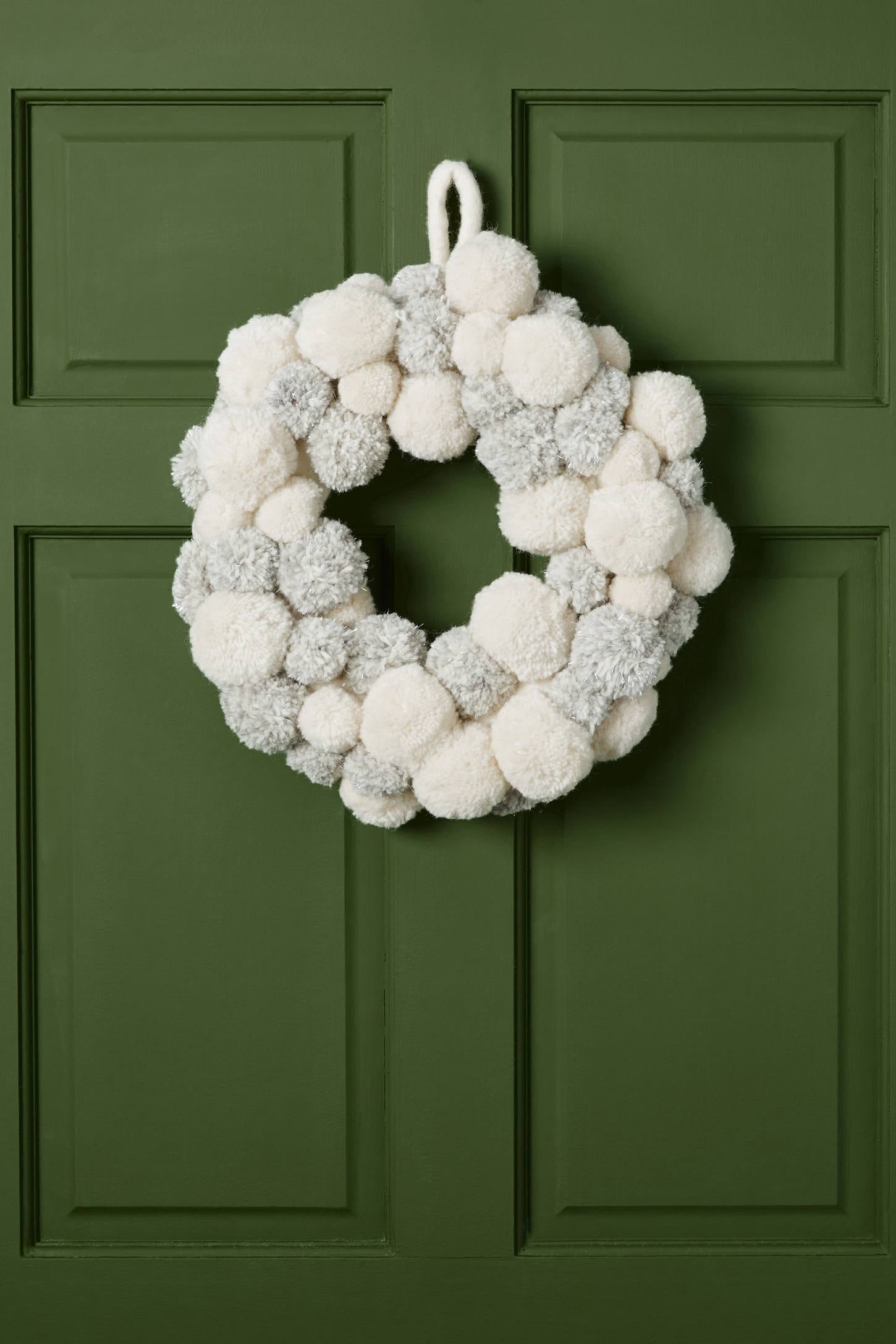 Details about   Anthropologie All Roads Wreath Holiday Melange Wool Cotton Rope Neutral 18" NWT 