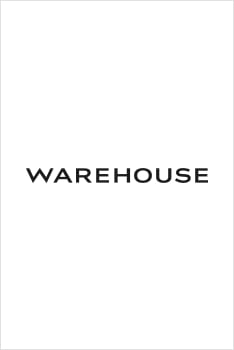 warehouse tie back ruffle midi dress