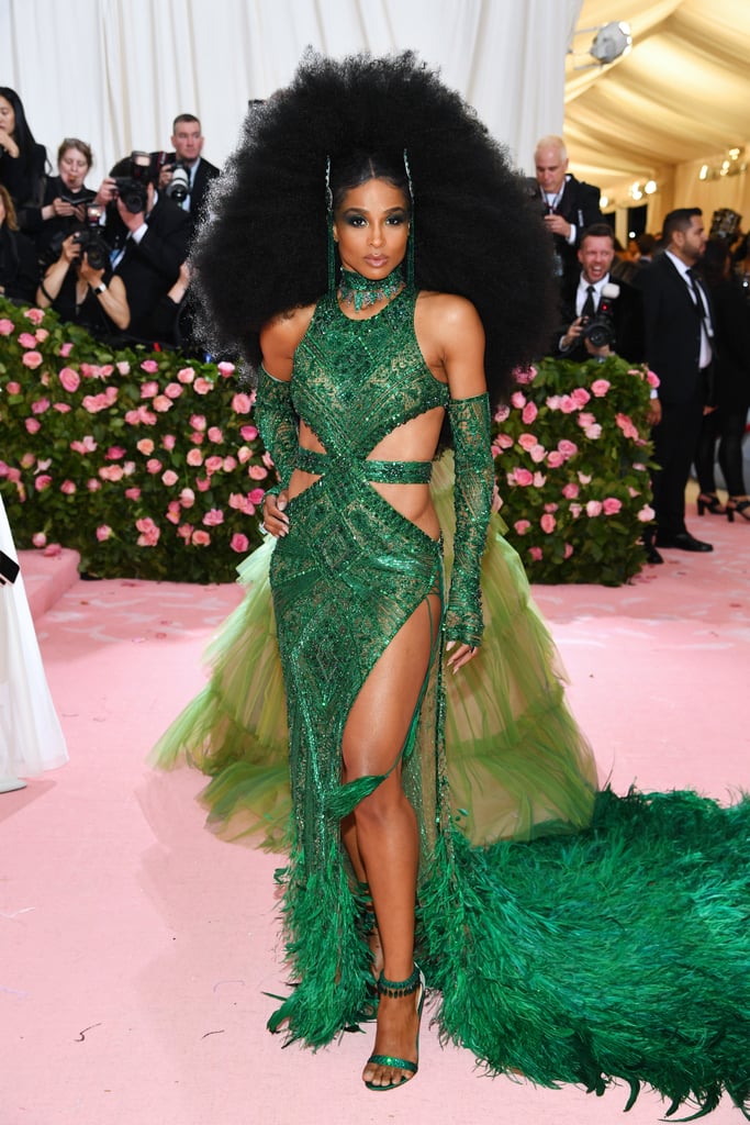 Ciara Peter Dundas Dress At The Met Gala 2019 Popsugar Fashion