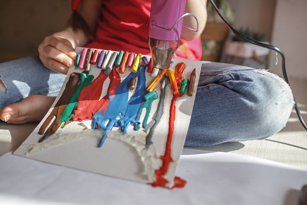 Create a Cool Piece of Crayon Art