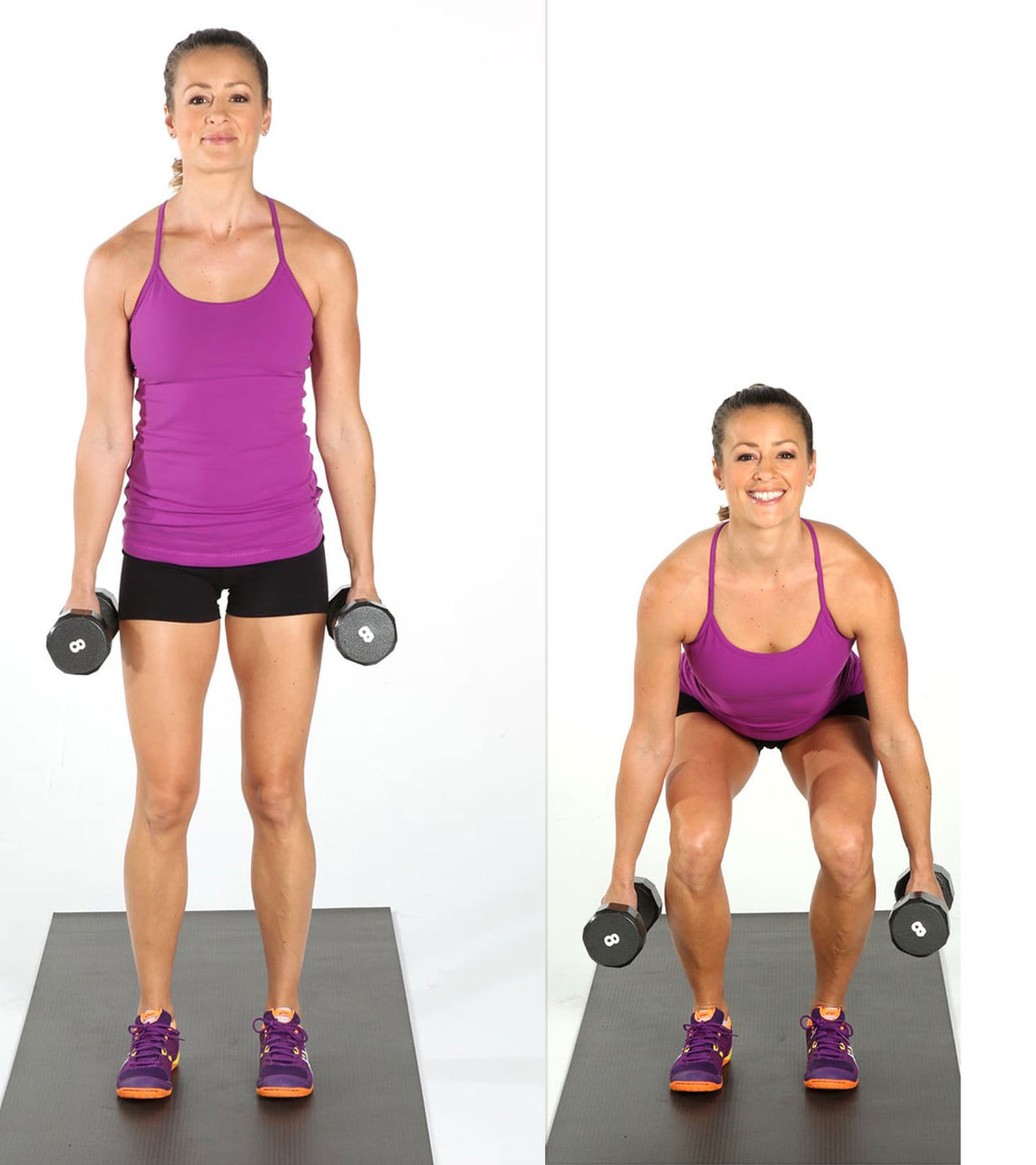 25 Dumbbell Exercises For Legs and Glutes POPSUGAR Fitness
