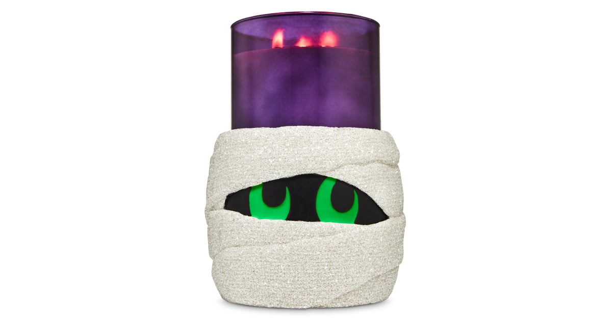 Bath & Body Works Resin Mummy Head 3Wick Candle Pedestal Bath & Body