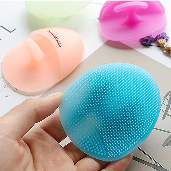 Handheld Super Soft Silicone Face Cleanser and Massager (Pack of 4)