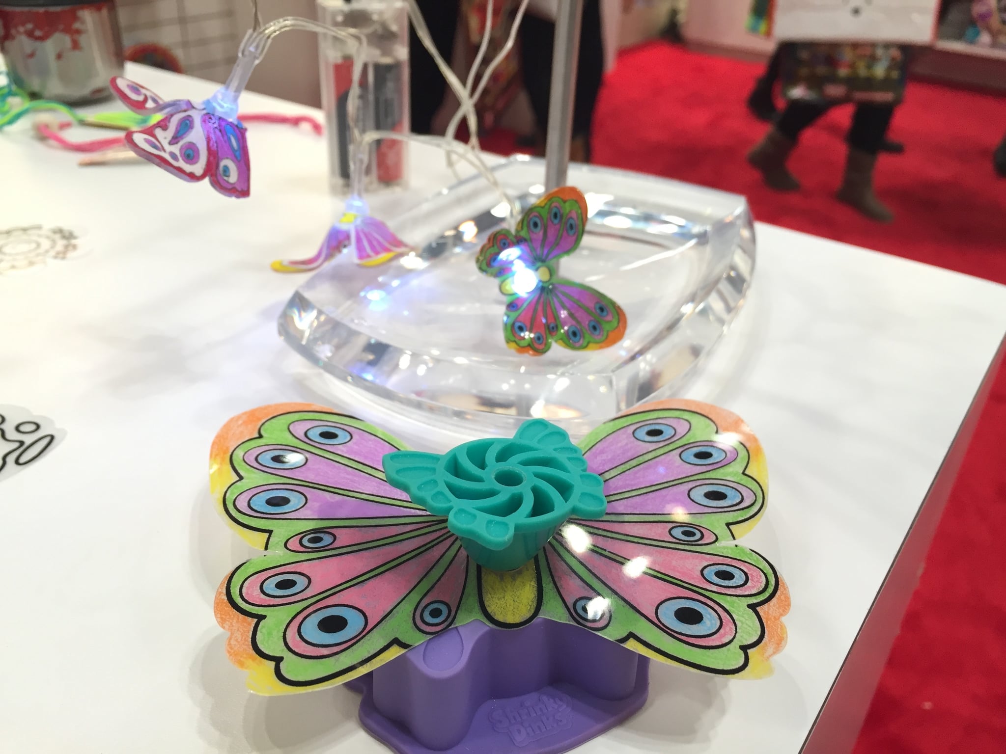 Arts & Crafts Toy New Toy Shrinky Dinks 3D Butterfly Lights 
