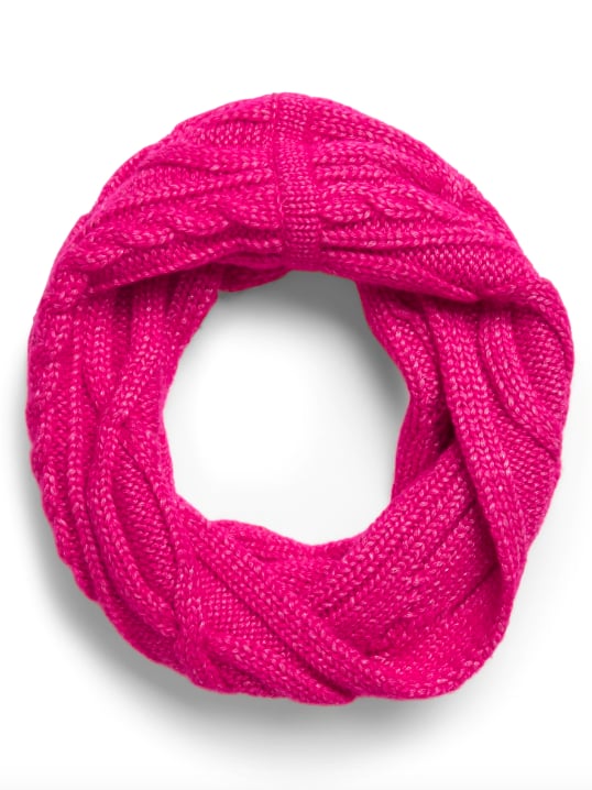 Cable-Knit Circle Scarf