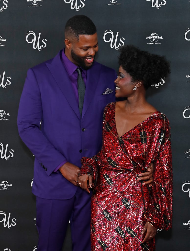 Lupita Nyong'o, Winston Duke at Us Screening in London 2019