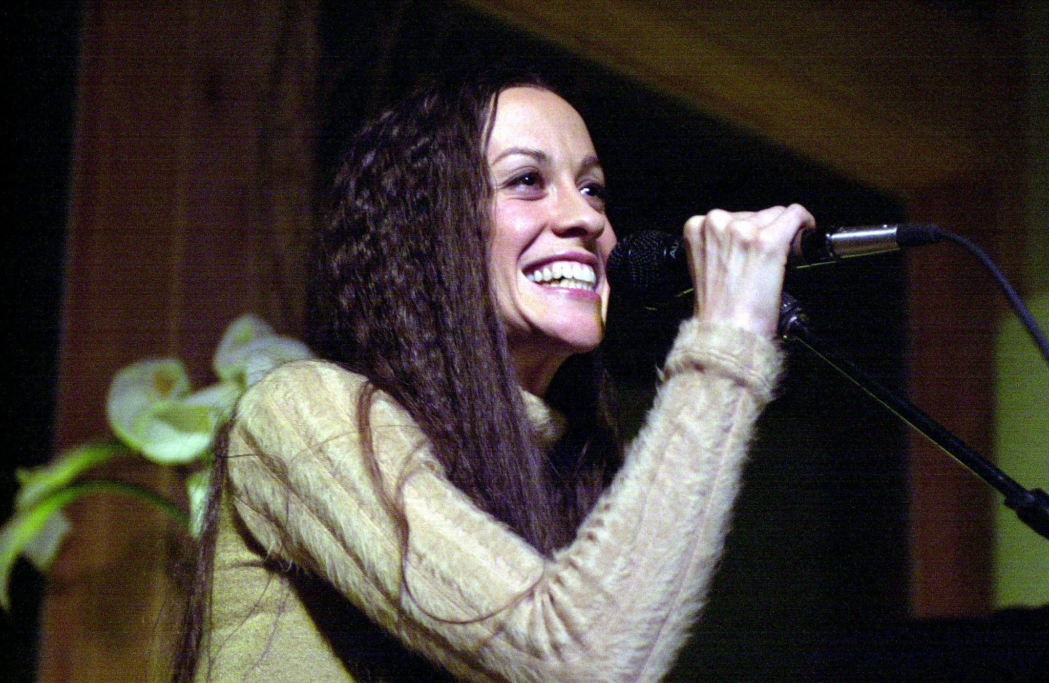 Alanis Morissette performing at the Chrysler Million Dollar Film Festival launch party (Photo by Theo Wargo/WireImage)