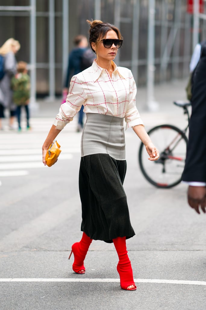 Victoria Beckham Red Boots