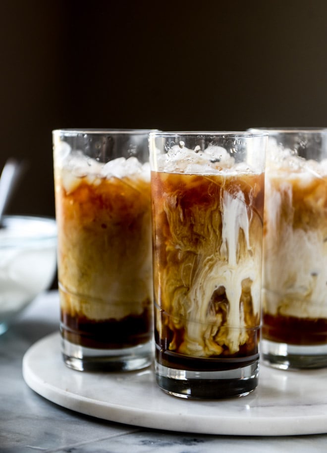 Iced Whiskey Coffees