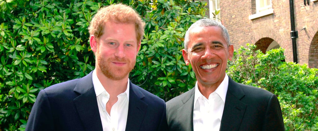 Prince Harry and Barack Obama at Kensington Palace May 2017