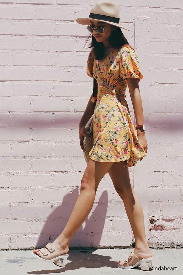 Forever 21 Floral Wrap Dress