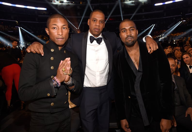 Pharrell, Jay Z, and Kanye West