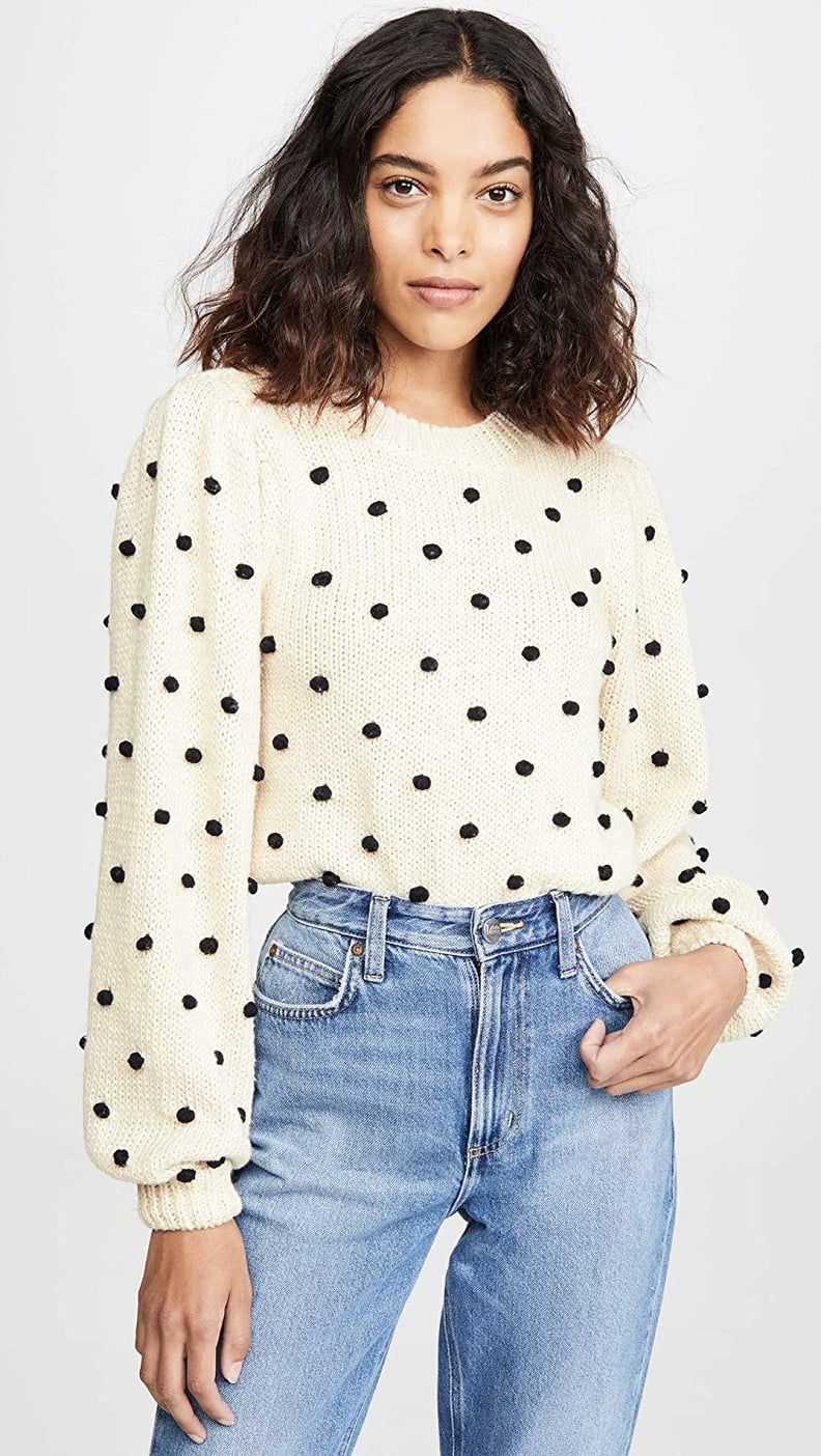 An On-Trend Pom-Pom Sweater