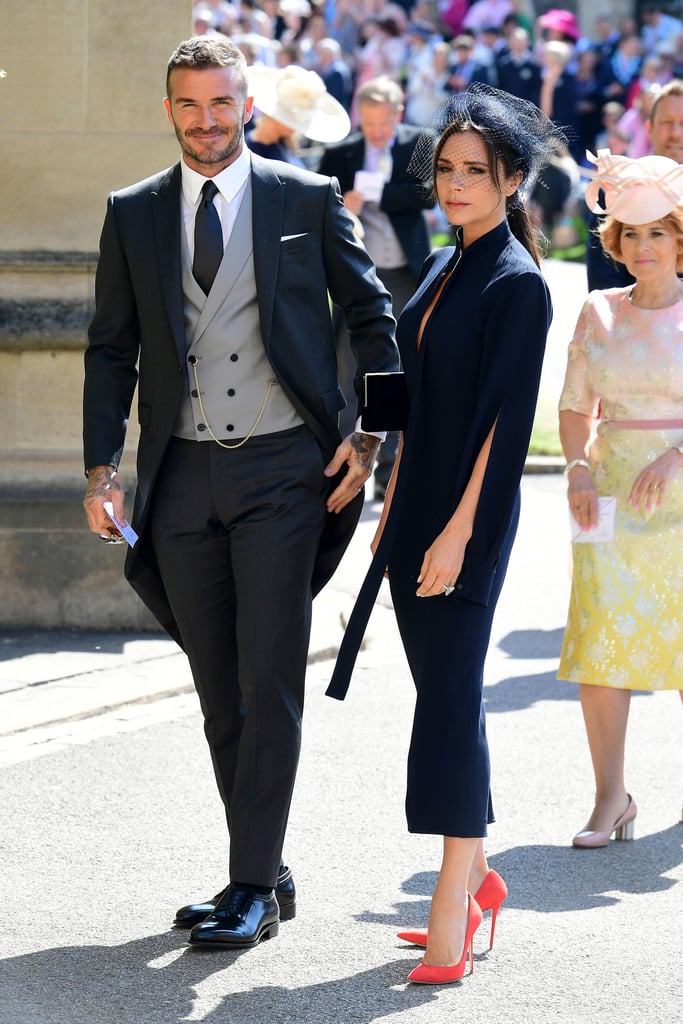 Victoria Beckham's Outfits at the Royal Weddings