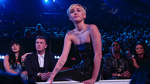 When Katy Perry and Sam Smith Gave Miley Cyrus Side-Eye