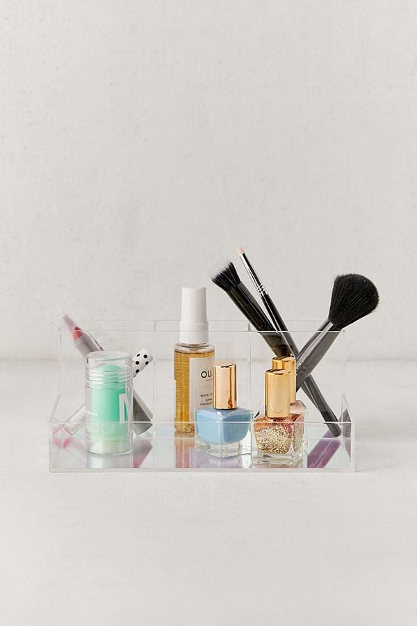 Iridescent Acrylic Makeup Organizer Tray Best Organizational Products