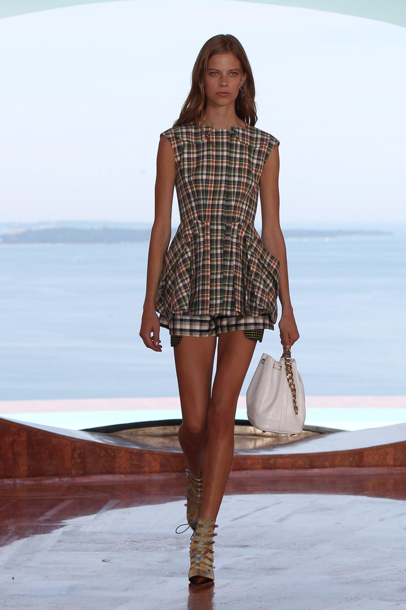 There were Resort-wear plaids.
