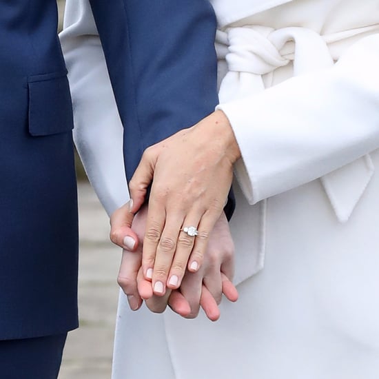 Meghan Markle Engagement Photo Nails