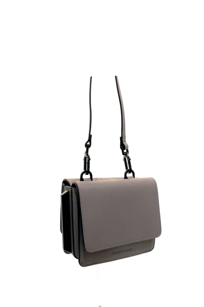 Baxter Leather Crossbody Bag in Cement Grey ($195)