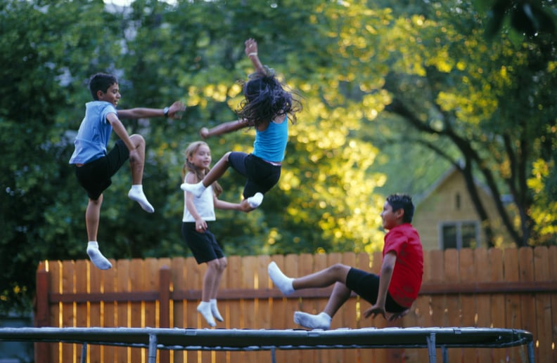 Prevent injuries with this DIY trampoline-spring wrap.