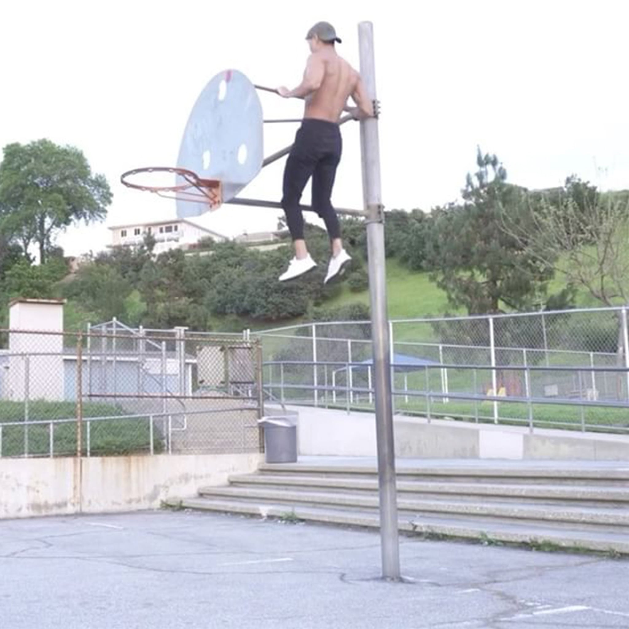 Burpees Off Basketball Backboard Instagram Video Popsugar Fitness