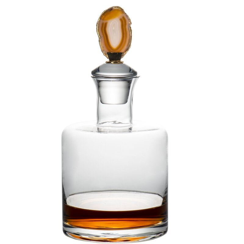 Abigails Agate Whiskey Decanter